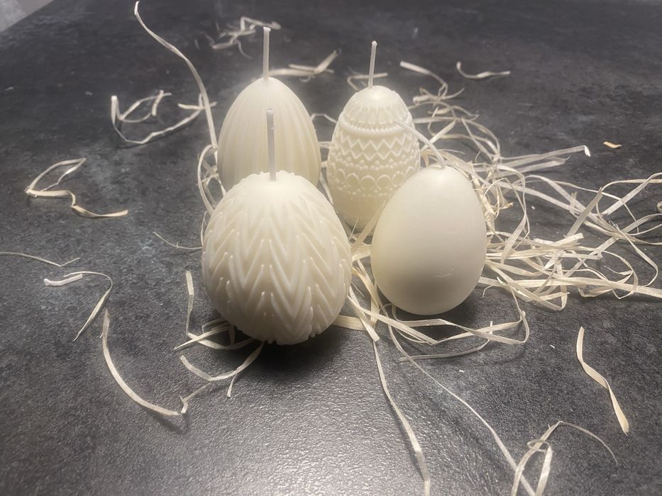 Pisanki z świec sojowych