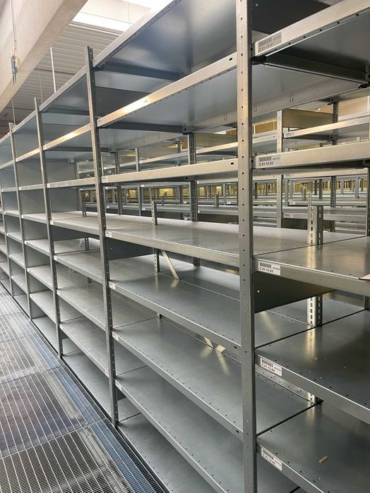 Regały META CLIP H2500xL1300xW700 mm Solidne Ocynk 225kg na półkę!