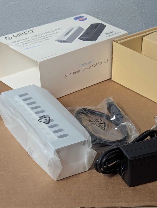 ORICO A3H10 10-Port USB 3.0 Hub – New, Sealed in Original Box64283827122306121