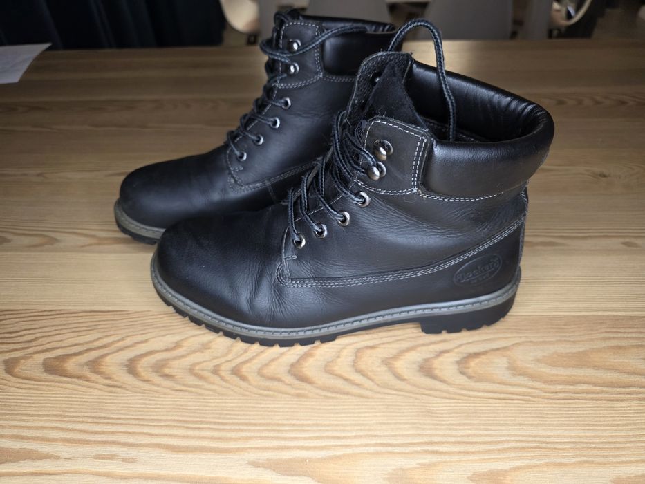 Trapery skórzane Dockers, trzewiki workery jak Timberland. Rozmiar 42.