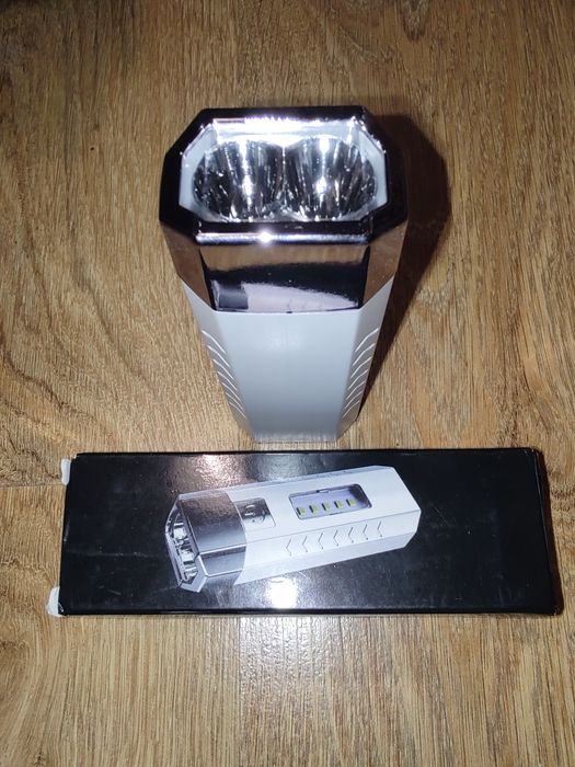 Latarka LED 3-LED USB Wodoodporna – Camping, Rower, Awaryjna