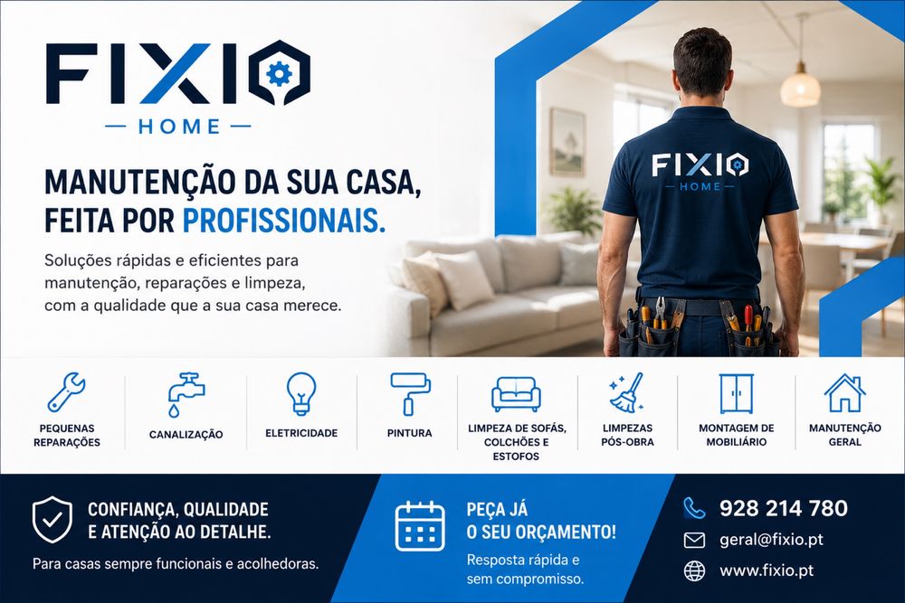 Manutenção, Reparações e Limpeza Profissional