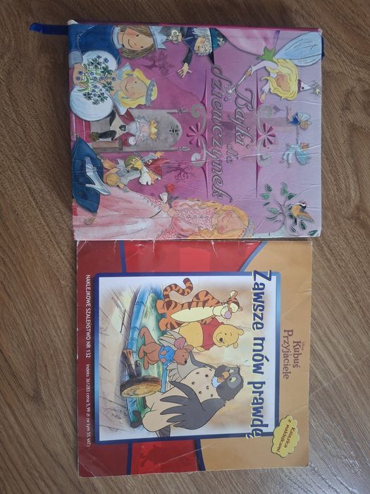 Ksiazki-Bajki dla dziewczynek + Zawsze mow prawde. Disney Kubus