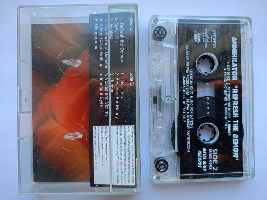 Annihilator - Refresh The Demon kaseta magnetofonowa