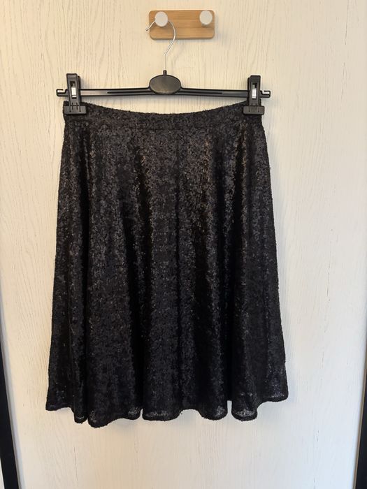 Cekinowa roxkloszowana spodnica impreza karnawal studniowka bal