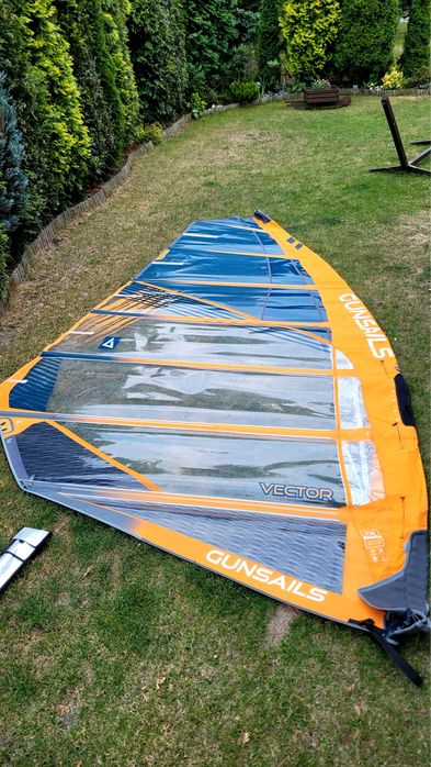 Żagiel windsurfingy GUNSAILS Vector 7.8m² + maszt GUNSAIL Expert 460 + Przedłużka windsurfing