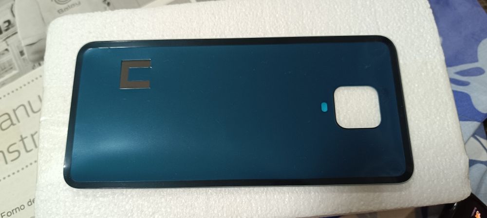 Tampa traseira verde para Xiaomi redmi note 9s