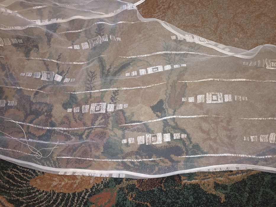 Firanka na taśmie marszczonej