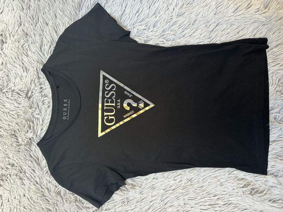 T-shirt czarny Guess xs