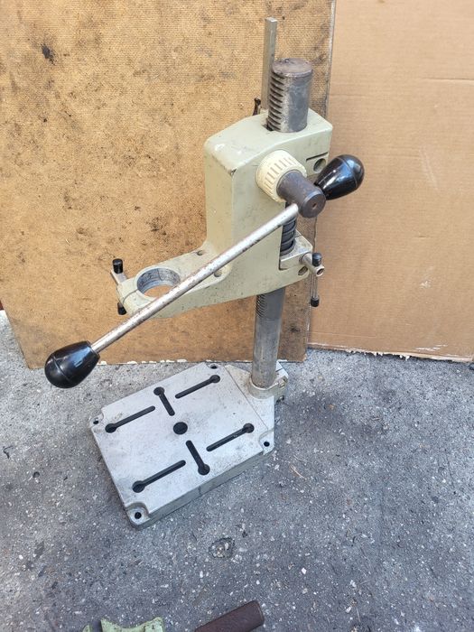 Stojak statyw do wiertarki z frezem smalcalda zbf 43 made in ddr