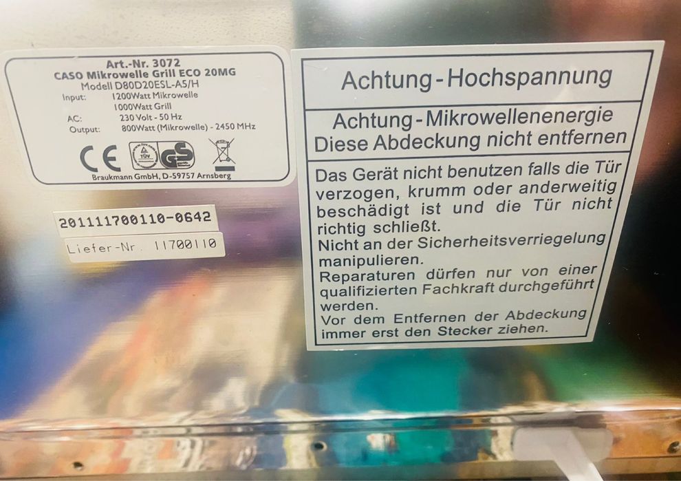 Мікрохвильова піч