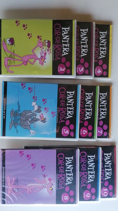 Coleção 10 DVD pantera cor de rosa