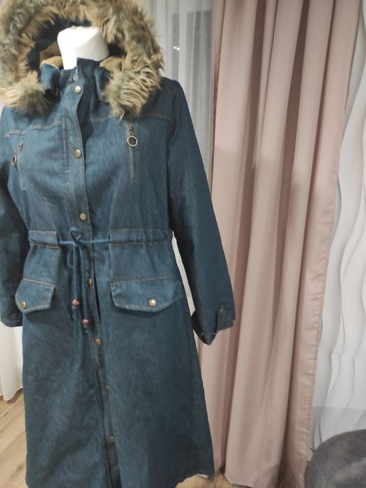 Płaszcz ocieplany damski