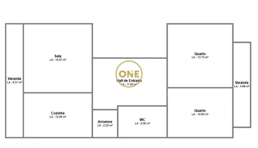 Apartamento T2 Maia