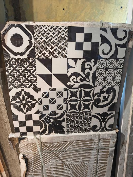 Gres szkliwiony Patchwork