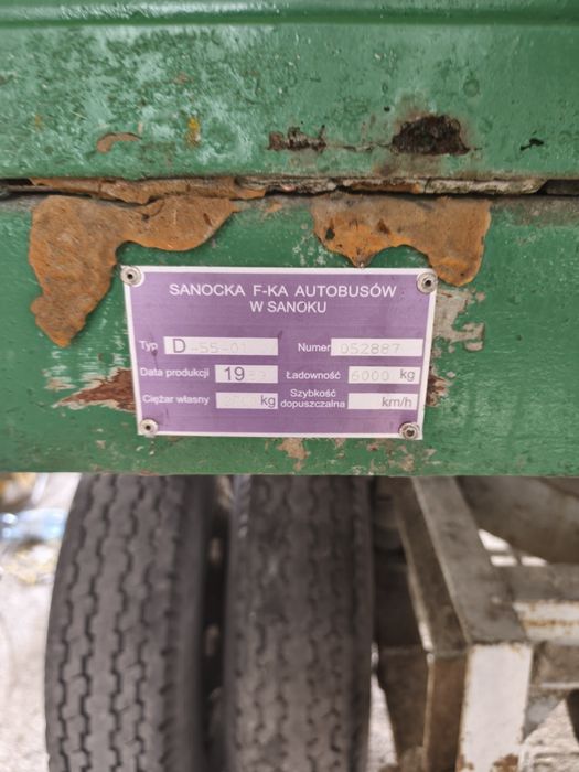 Przyczepa wywrotka d55