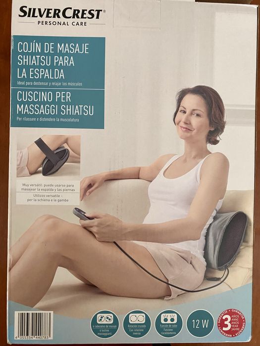 Aparelho de massagem Shiatsu a estrear