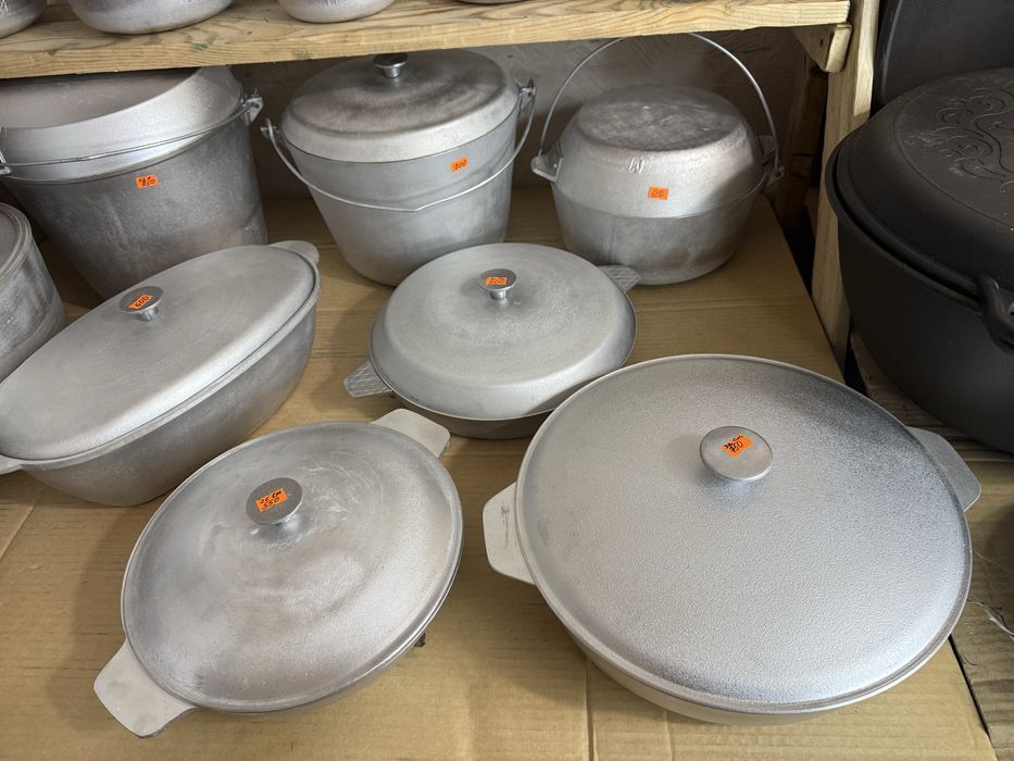 Гусятница казан сковорода каструля литой алюминий отличного качества