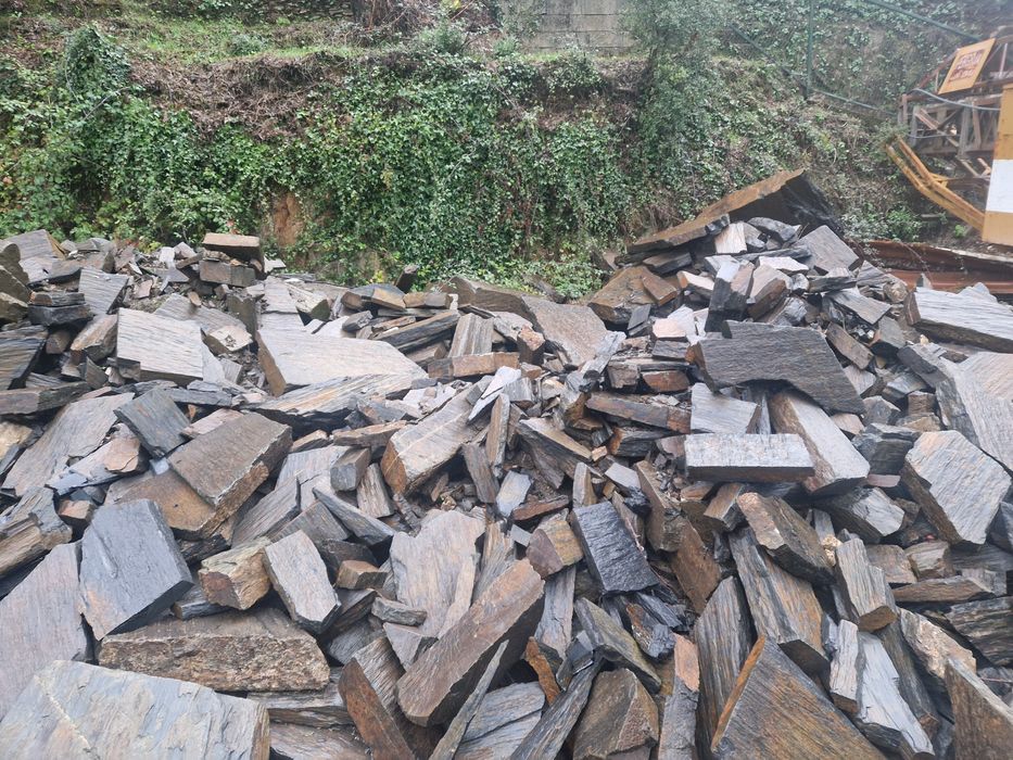 Pedra de xisto  para construção