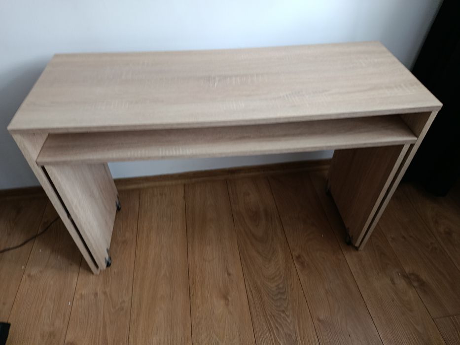 Biurko dąb sonoma podwójne