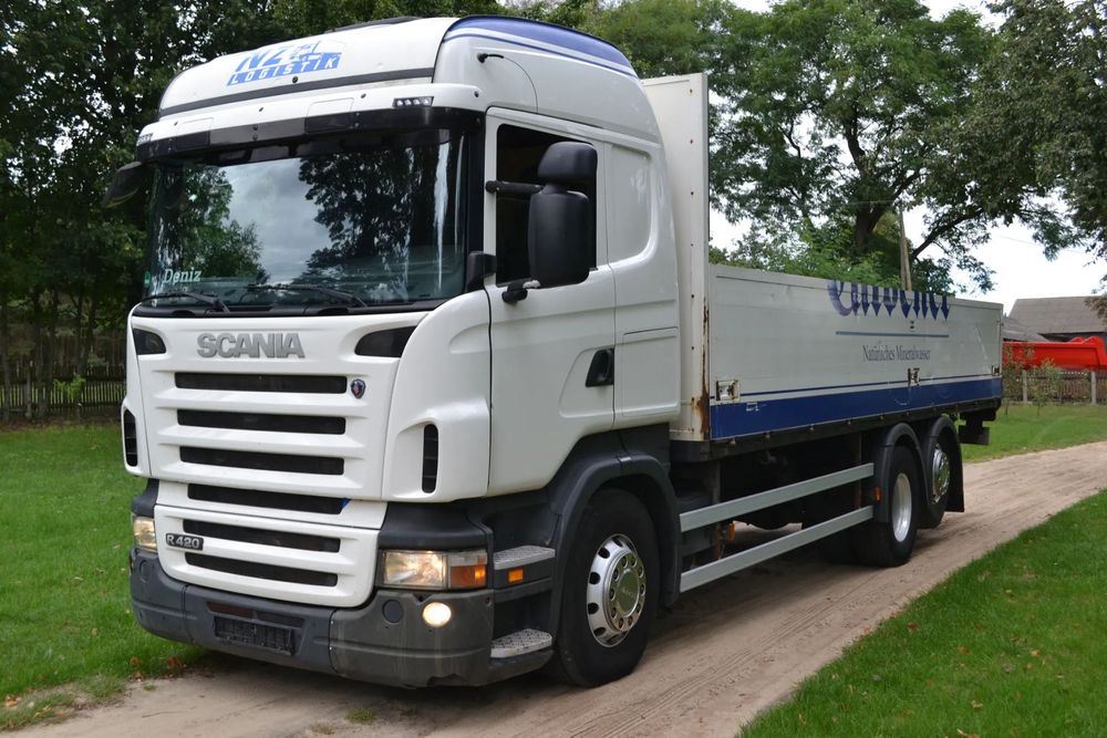 Scania R 420 Skrzynia Dł. 7,55 M Klimatyzacja Trzecia Oś Skrętna