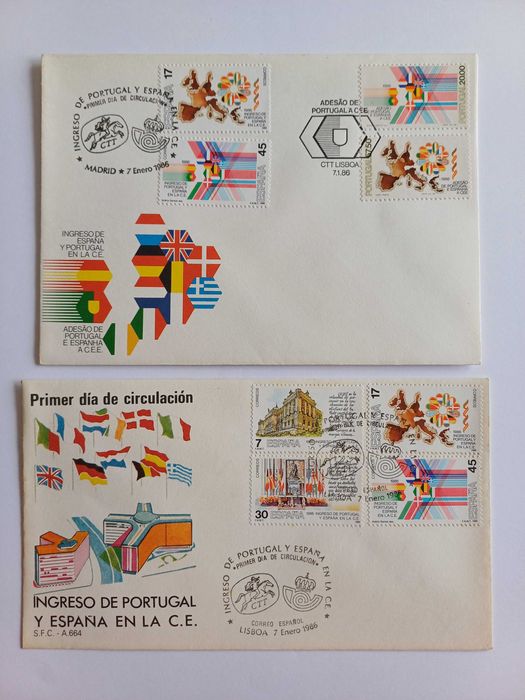 Filatelia - Emissão conjunta Portugal-Espanha, Pontes Ibéricas, 2006