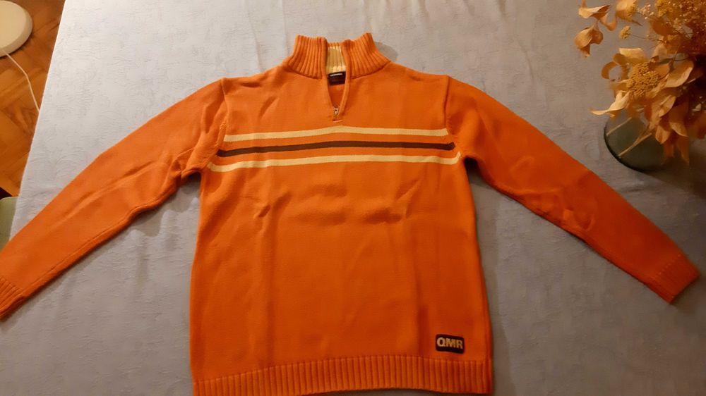 Camisola em algodão laranja Quebramar