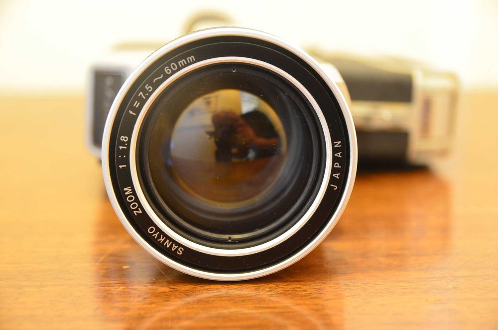 Cãmara de filmar Sankyo Super CM 8 - A funcionar