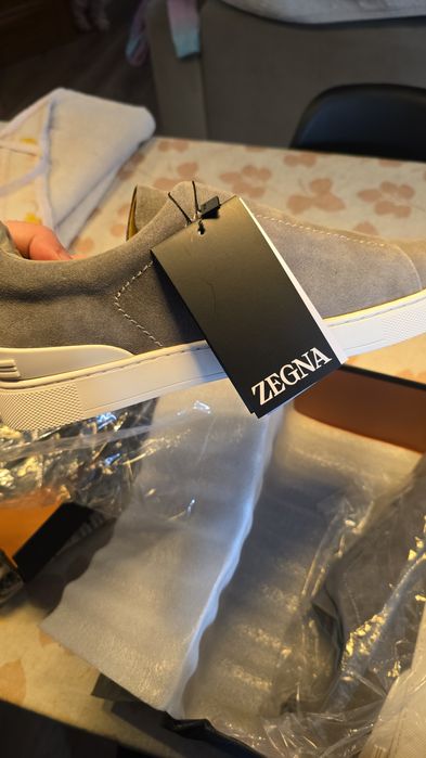 Zegna cinza camurça 42 entrega imediata