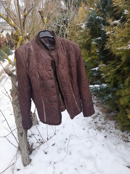 Kurtka wiosenna  brąz 46