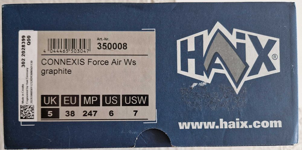 Buty HAIX Connexis Force Air Ws (damskie) Graphite, roz. 38