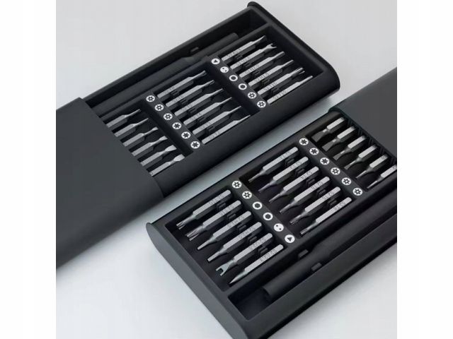 Zestaw Precyzyjnych Śrubokrętów 25el W Etui Do Elektroniki Serwisowy