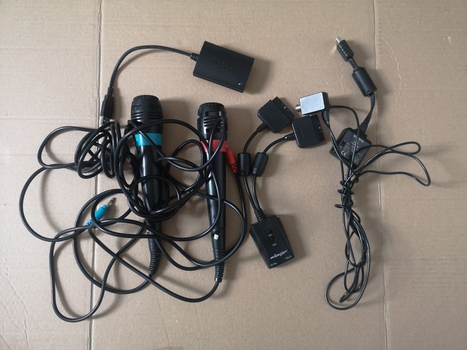 PlayStation 2 sing in sing Star mikrofony rfu adapter