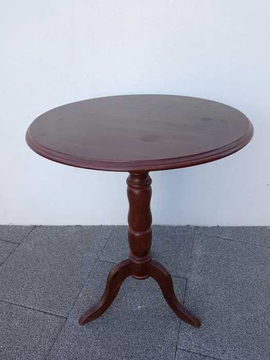 Mesa de mogno cor castanha
