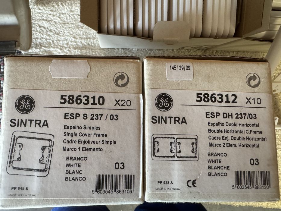 55 espelhos para tomadas marca sintra