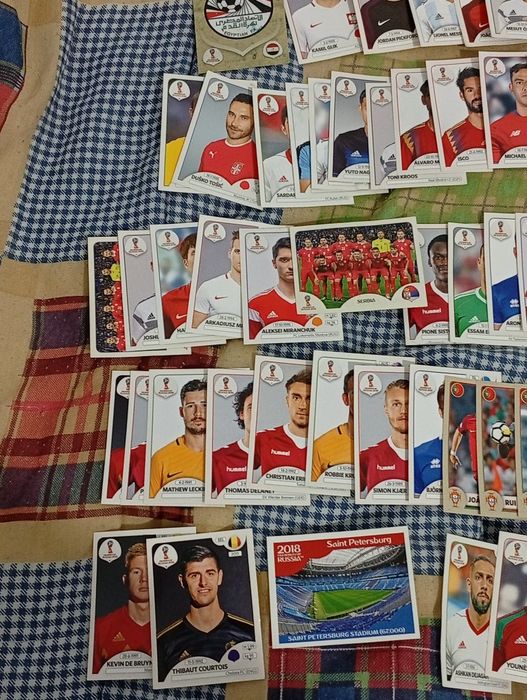 Coleção de vários jogadores do Rússia 2018