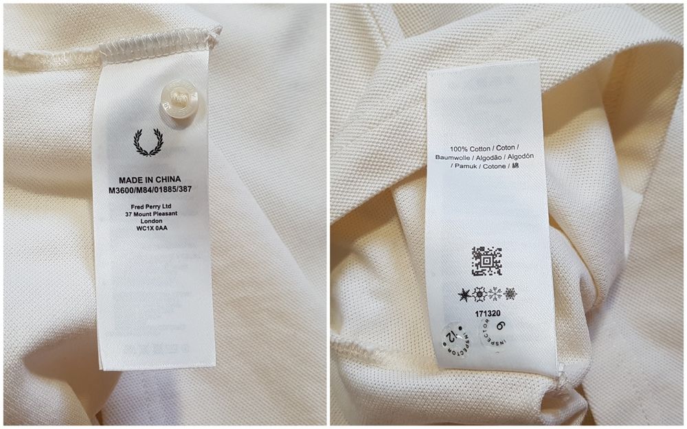 Fred Perry поло футболка оригінал M бежева