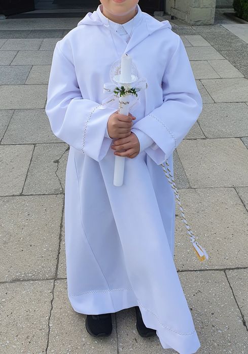 Szatka komunijna dla chłopca 152/158