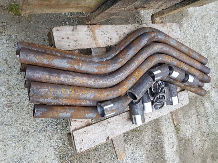 Nowa kłonica kłonice do przyczepa leśna hds rura 76,1x6,3mm