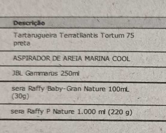 Tartarugueira e acessórios
