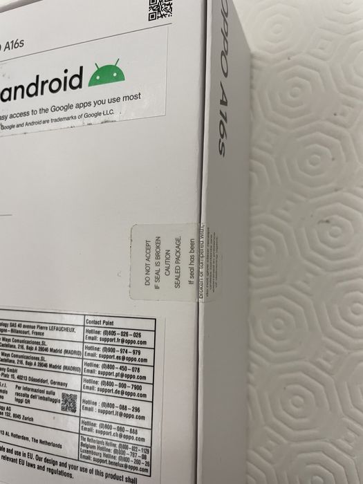 OPPO A16s Preto Novo