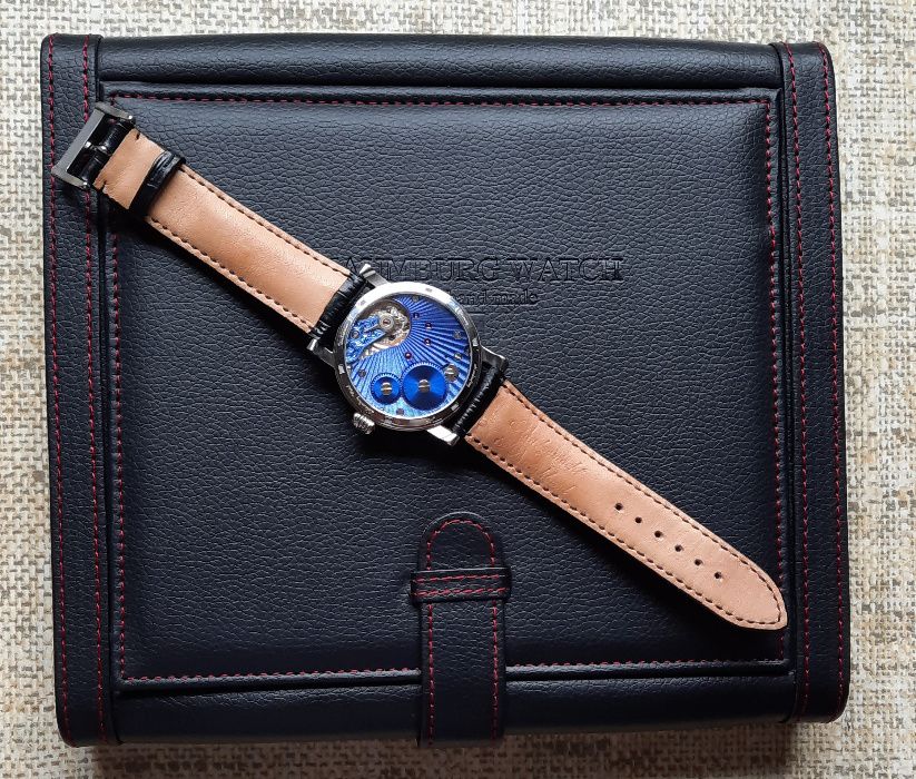 UNIKAT -zegarek SCHAUMBURG Trilogie GMT zamiana na chronograf lub worldtimer