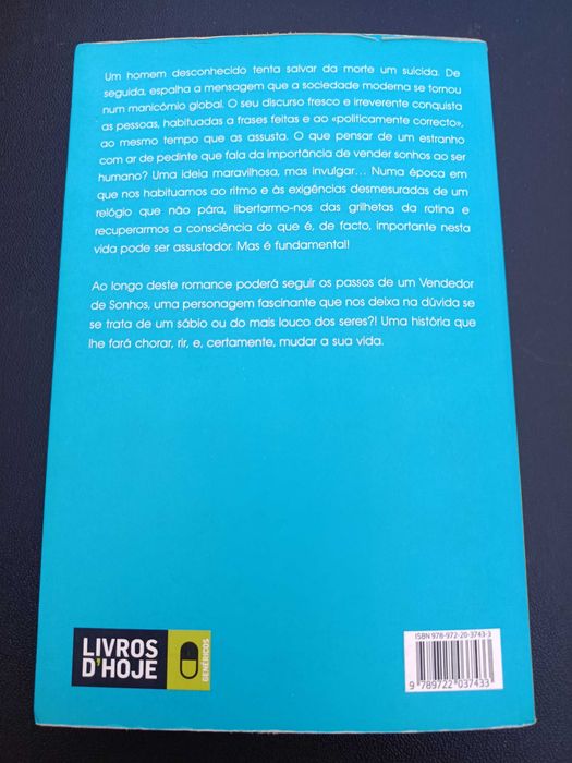 Livro "O Vendedor de Sonhos", Augusto Cury
