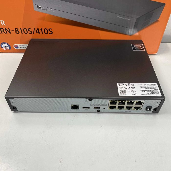 IP-Мережевий відеореєстратор HANWHA ARN-810S (Samsung)2TB HDD