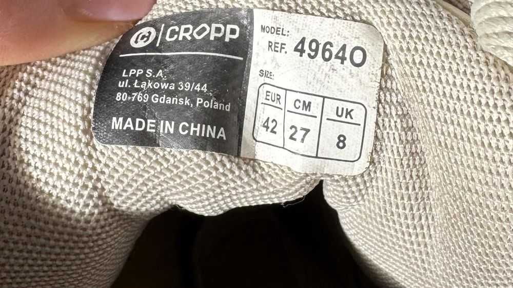 Високі кросівки Cropp 42 р