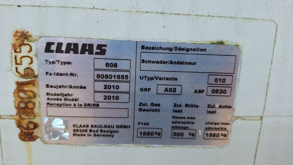 Zgrabiarka Claas Liner 1250