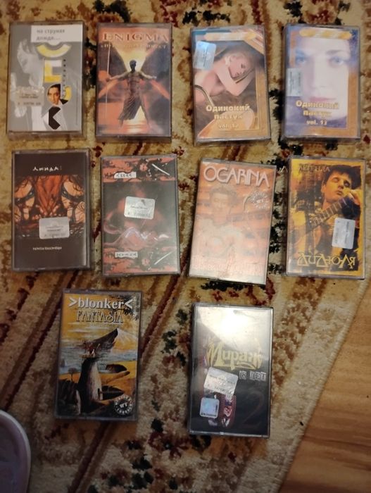 Набор касет 10 штук