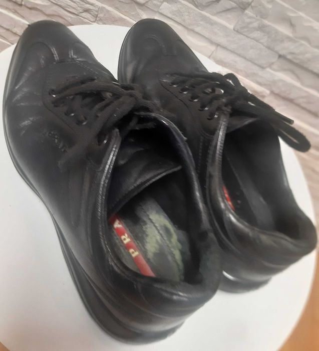 ?PółButy,Prada,trzewiki,pantofle 37R,sportowe, skóra,3E 5793, mokasyny