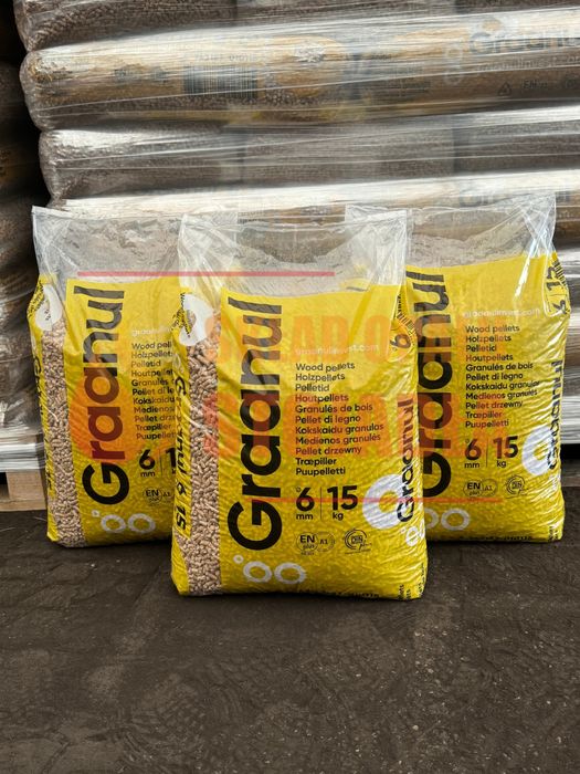 Pellet Graanul Premium Modrzew Skandynawski En Plus A1 Din Plus