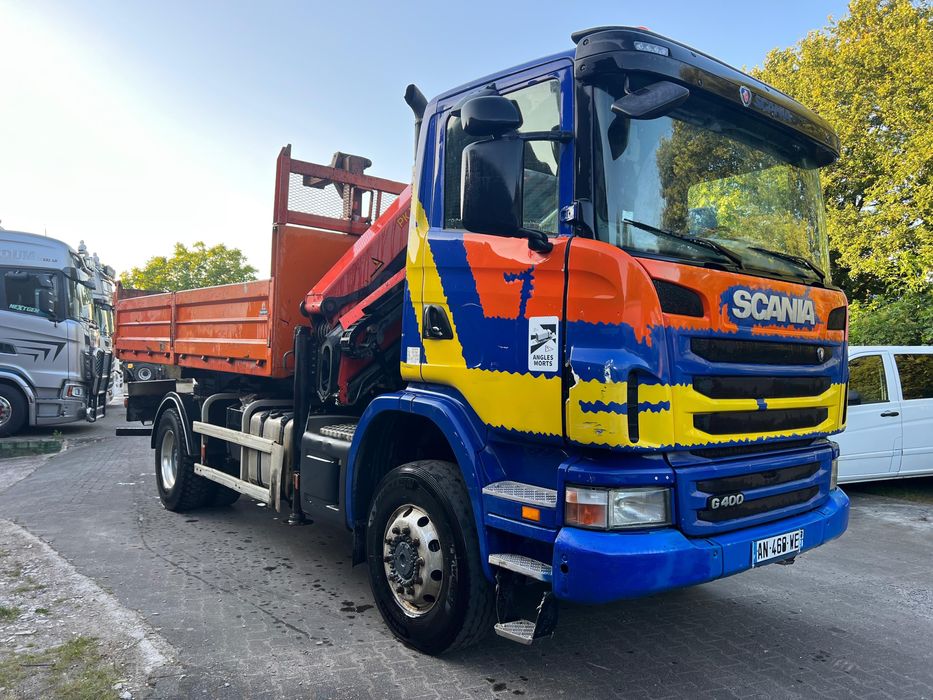 Scania G400 4x4 Palfinger PK14002 e basculante